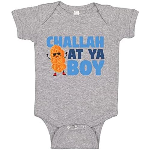 Challah at Your Boy Baby One Piece Or Toddler T-Shirt Funny Jewish Baby Shabbat or Hanukkah Outfit