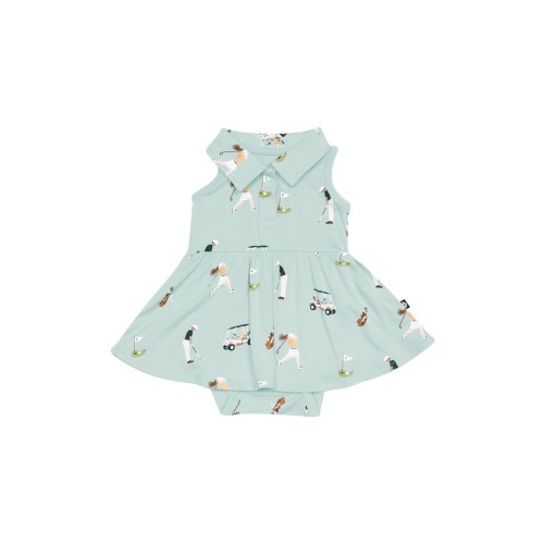 Polo Skirted Bodysuit