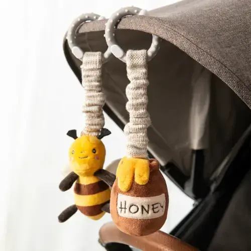 Living Textiles Stroller Toys Bee & Honey Pot 2pk – Baby Kingdom