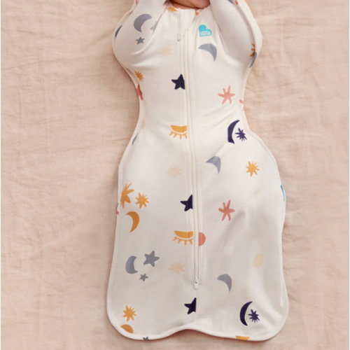 Swaddle Up™ 1.0 TOG Organic Cotton Buff Lunar
