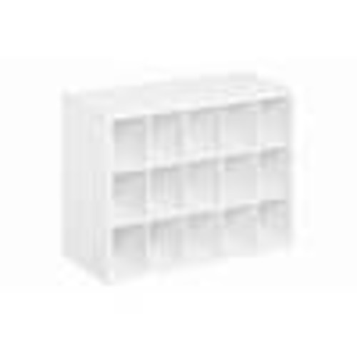 ClosetMaid 19 in. H x 24 in. W x 12 in. D White Wood Look 15-Cube Storage Organizer 898300