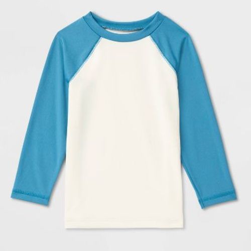 Toddler Long Sleeve Colorblock Swim Rash Guard Top - Cat & Jack™
