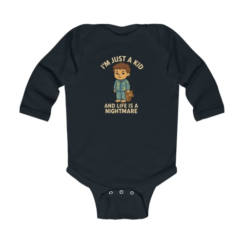 I'm Just A Kid - Long Sleeve Onesie – ElderEmo.com