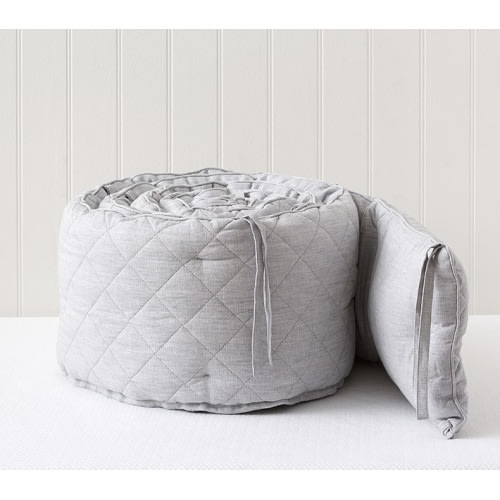 Belgian Flax Linen Crib Bumper