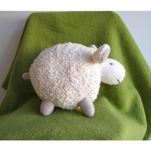 Sheep, lamb, organic, soft, cuddly, white, plushie, baby, toddler, shower gift