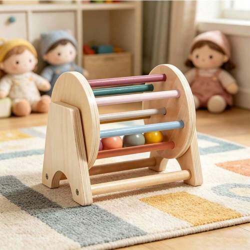 1 Set Children's Rolling Drum Toy, Montessori Early Education Intelligent Toy, Develop Hand-Eye Coordination And Tracking Ability, Baby Gift for Sale Australia| New Collection Online| SHEIN Australia
