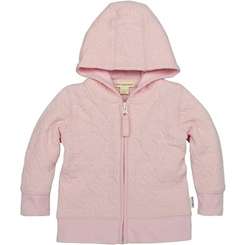 Burt's Bees Baby Baby Girls' Sweatshirts, Lightweight Zip-up Jackets & Hooded Coats, Organic Cotton