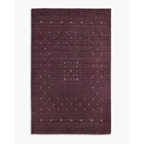 Dakota Hand-Loomed Wool Rug  in Purple