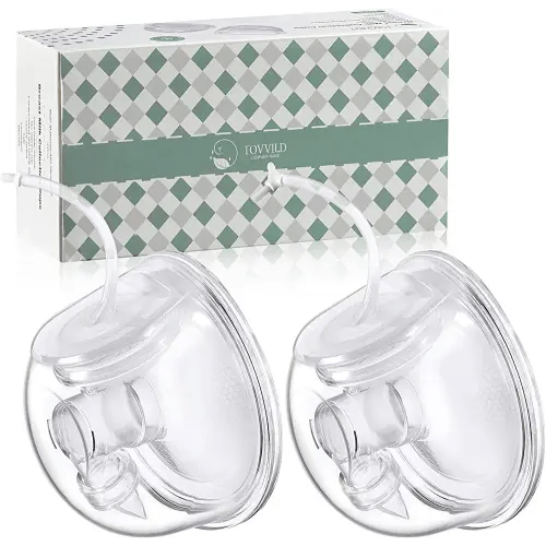 Breast Pump Accessories 8oz Milk Collection Cup, Compatible with Spectra S1/S2/S9, Not Original Spectra Part, Replacement 24mm Flange Milk Collector Cup Tubing Parts, 2 Pack