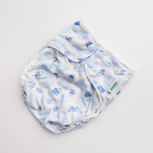 Betta Gingham by Cynthia Lai - Reusable Swim Diaper - Fish - One Size