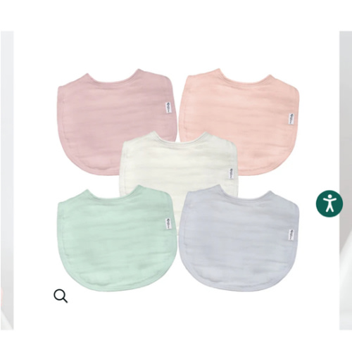 green sprouts® Muslin Bibs made from Organic Cotton (5 pack)