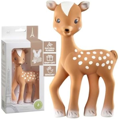 Fanfan The Fawn - Sophie la girafe's New Friend - Soft Natural Rubber - BPA-Free Teething Toy for Babies from Birth