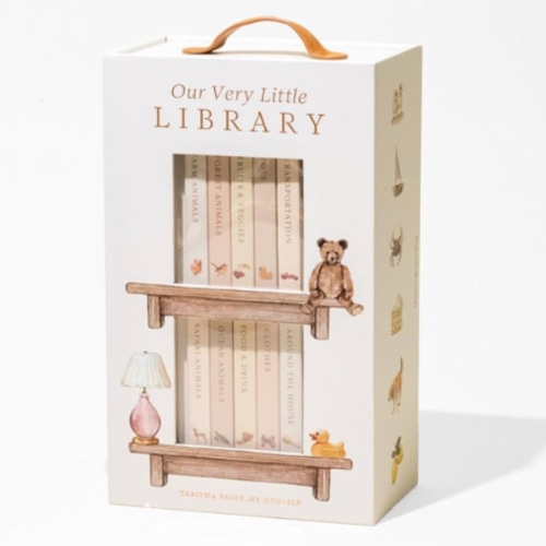 Our Very Little Library Board Book Set: A Foundational Language Vocabulary Board Book Set for Babies (Tabitha Paige Children's Book Series)