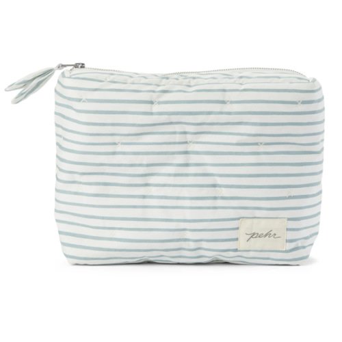 On The Go Pouch - Stripes Away Deep Sea