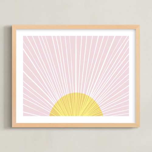 Pastel Sunrise Limited Edition Children's Art Print by Kerry Doyle
