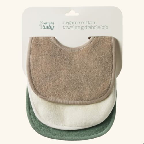 Buy Dribble Bibs 3 Pack Online in New Zealand | Nature baby