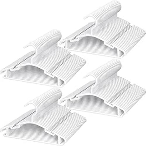 GoodtoU Baby Hangers 100Pack Kids Plastic Baby Clothes Hangers for Closet Small Children Infant Toddler Child