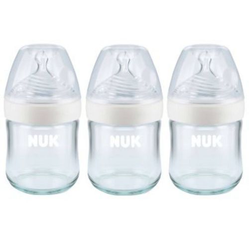 NUK Glass Baby Bottles - 4 fl oz/3pk