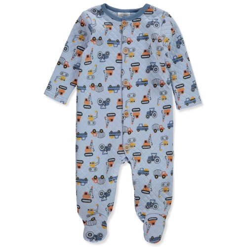 Koala Baby Baby Boys' Trucks Footed Coveralls Color: blue Size: 3 - 6 months