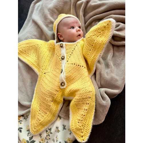 Crochet Baby Juni Star Onesie