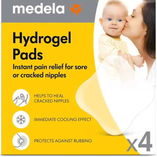 Medela Hydrogel Pads | Pain Relief for Sore or Cracked Nipples | Breastfeeding Essentials