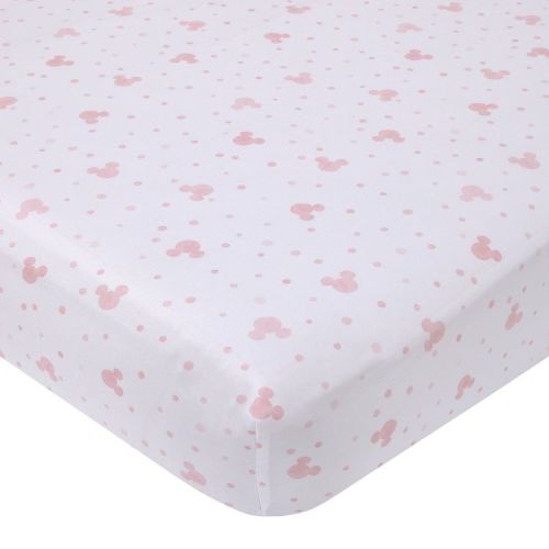 Disney Minnie Mouse Lovely Little Lady Fitted Crib Sheet: Thread Count 110, Package Quantity 1, Microfiber
