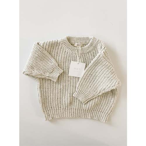 ‘Pebble‘ Chunky Sweater – Oat Co