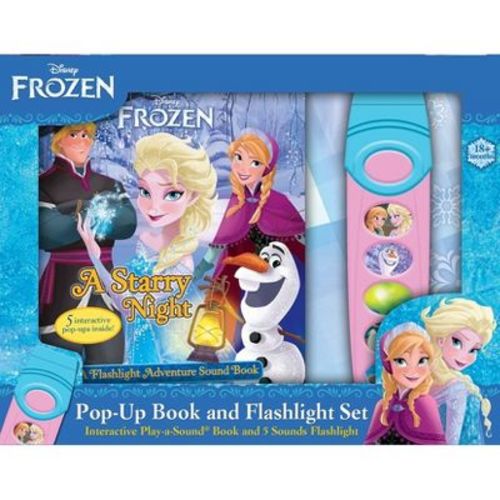 Disney Frozen: Pop-Up Book and 5-Sound Flashlight Set - by Pi Kids (Mixed Media Product)