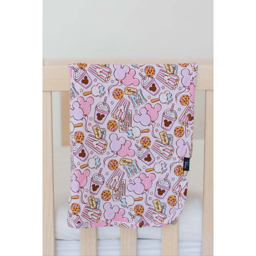 Snacks (PINK) - Lightweight Blanket