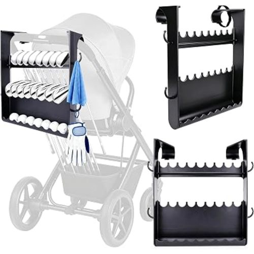 Golf Stroller Attachment, Golf Club Holder, Holds up to 16 Clubs