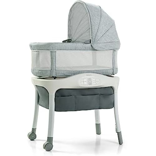 Graco Sense2Snooze Bassinet with Cry Detection Technology, Hamilton