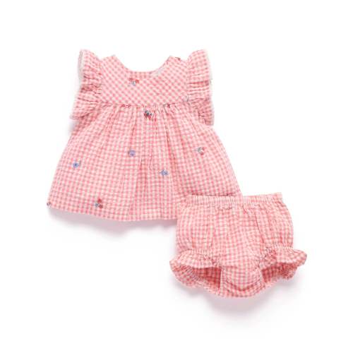 Butterfly Gingham Bloomer Set