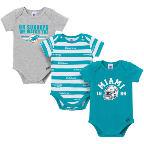 3-Pack Baby Boys Miami Dolphins Bodysuit Set – Gerber Childrenswear