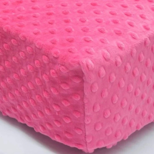 Plush Minky Dot Changing Pad Cover