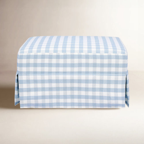 Namesake Crawford Gliding Ottoman In Eco-Weave Fabric | Water Repellent & Stain Resistant & Reviews | Birch Lane