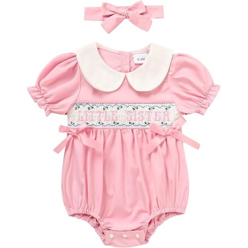 GRNSHTS Baby Girl Romper Newborn Clothes Bodysuit Jumpsuit Baby Girl Clothes Outfit 0-18M
