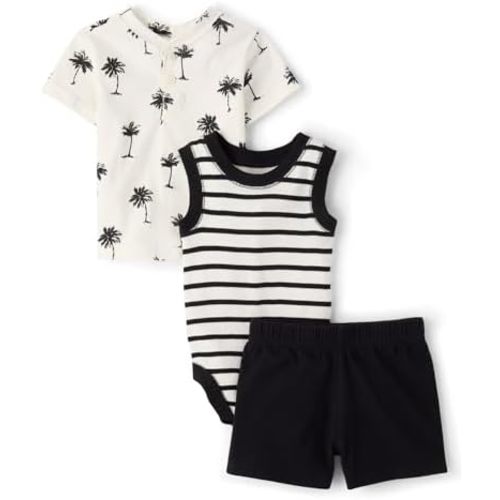 The Children's Place Baby Boys' And Newborn 3-piece Playwear Outfit