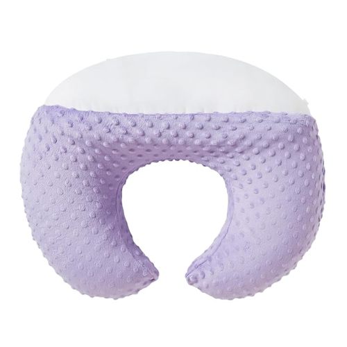 Nursing Pillow and Positioner for Breastfeeding, Ultra Soft Baby Breastfeeding Pillows for More Support for Mom and Baby, with Premium Removable Cover (Blushing Bride)