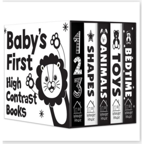 Baby’s First High-Contrast Books Boxed Set [Box Set of 5] - Age Group: 0+ / Black and White Tummy Time Books /Illustrated Board Book for Kids/Toddlers / by Wonder House Books: 9789358561487 | PenguinRandomHouse.com: Books