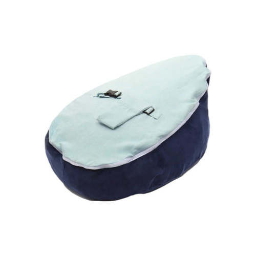Baby Bean Bag Lounger with Adjustable Support Harness, Washable Cover