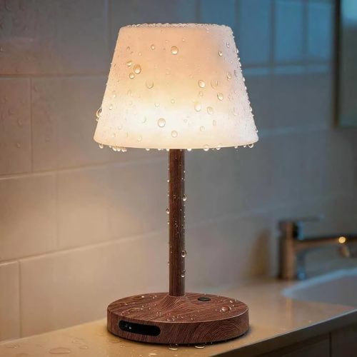 Portable Lamp - Dark Walnut