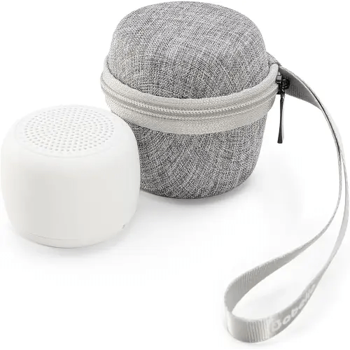 Babelio Portable White Noise Machine + Travel Case in Grey, for Adults Kids Baby