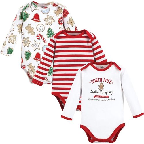 Touched by Nature Unisex Baby Organic Cotton Long-Sleeve Bodysuits