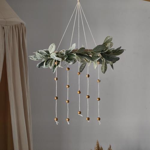 Foliage nursery mobile, greenery baby mobile, forest crib mobile
