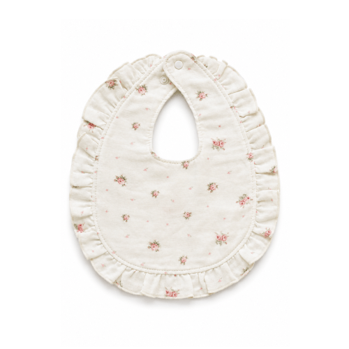 RUFFLE MUSLIN BIB