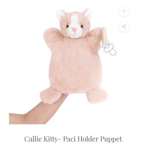 Callie Kitty- Paci Holder Puppet