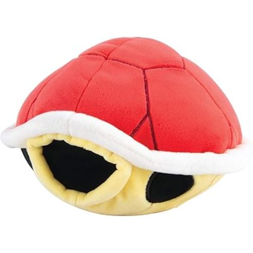 Club Mocchi-Mocchi- Mario Kart Plush - Red Shell Plushie - Squishy Mario Plushies - Squishy Toys and Cute Stuffed Animals - Gaming Room Decor - Video Game Collectibles - 6 Inch
