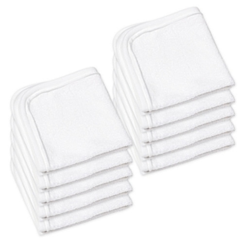 The Honest Company® 10-Pack Washcloths in WhiteThe Honest Company® 10-Pack Washcloths in White