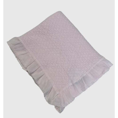 Stonewashed Puckered Blanket - Pink