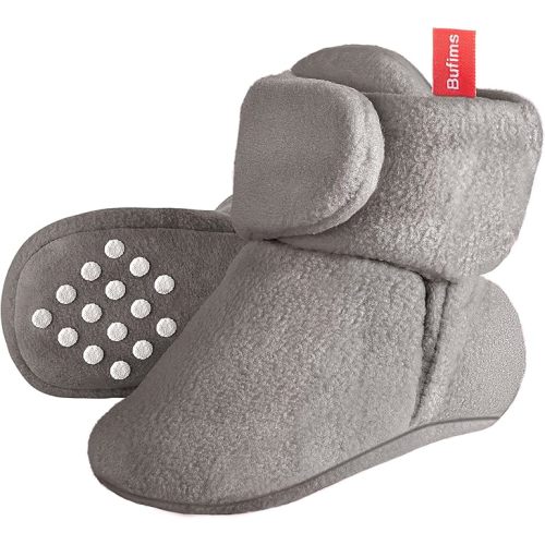 Baby Fleece Booties Newborn Unisex Booties Non-Slip Newborn Infant First Walkers Warm Shoes House Slippers for Baby Boys & Baby Girls Toddlers